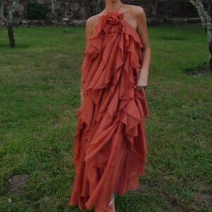 AJE Pandorea Layered Maxi Dress